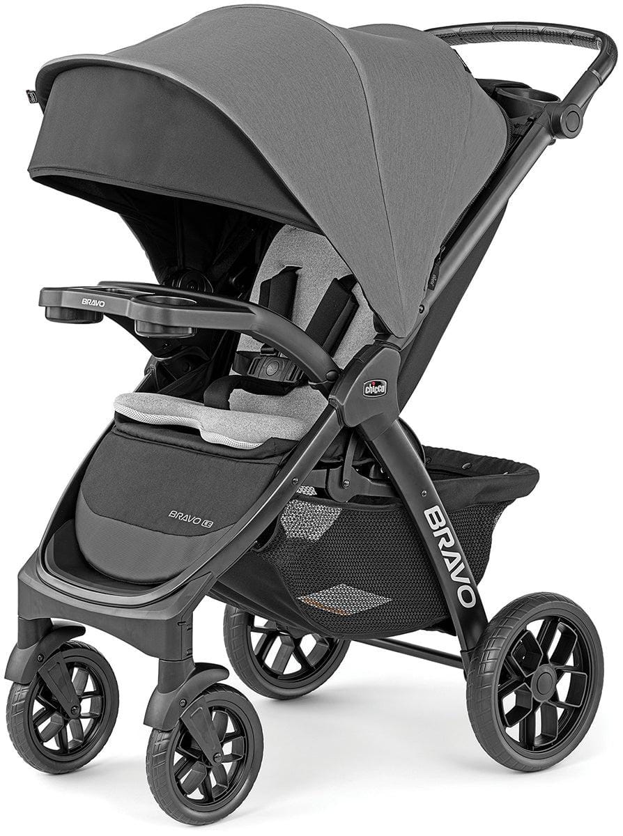 Chicco OPEN BOX Bravo LE ClearTex Quick-Fold Stroller - Pewter - 05087011560070-OB