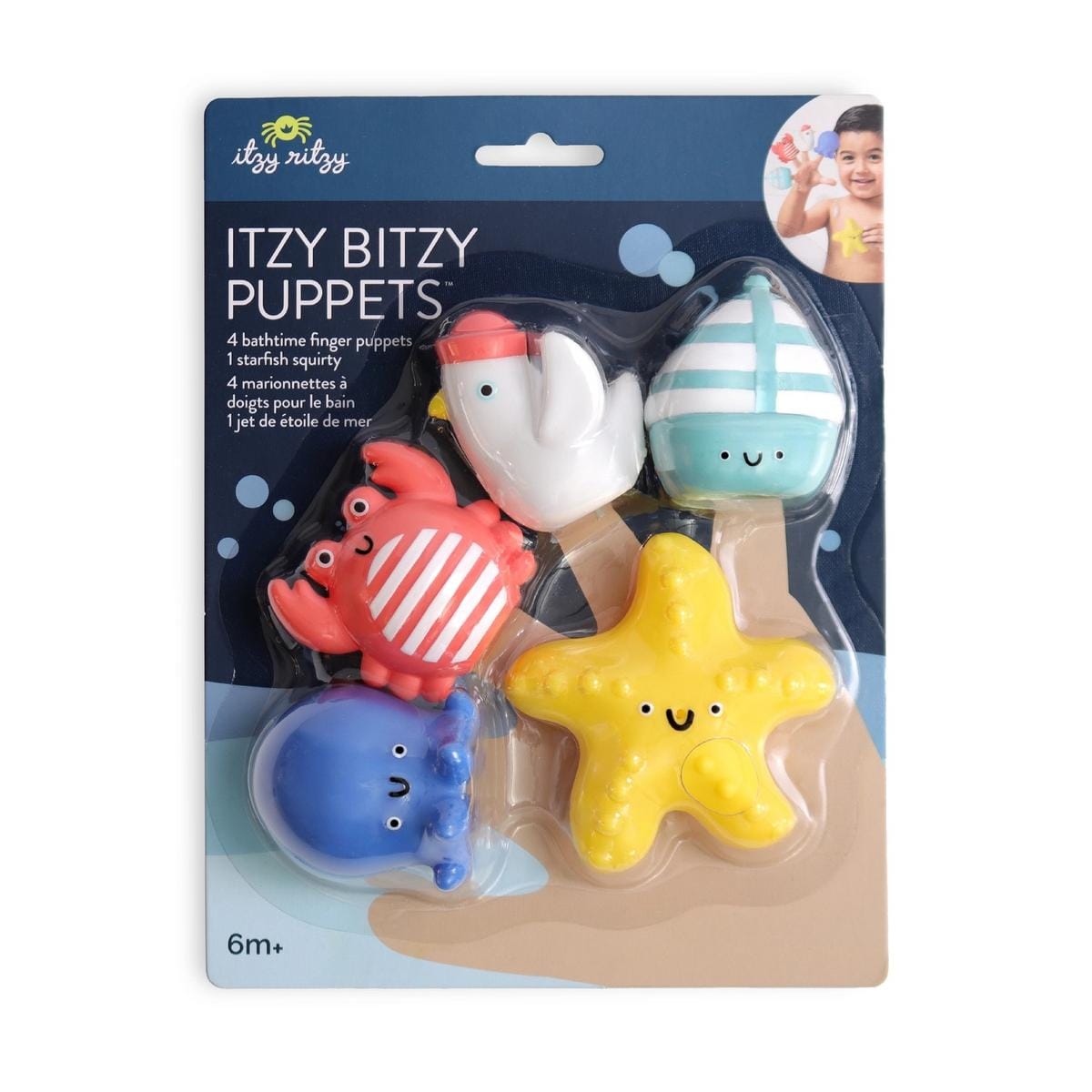 Itzy Ritzy Itzy Bitzy Finger Puppets - Nautical - 456501865