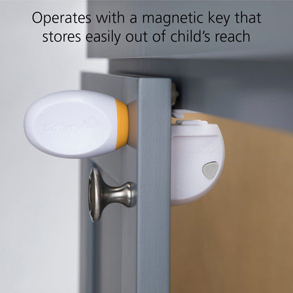 Safety 1st Adhesive Magnetic Lock System - 8 Locks and 2 Keys - hs2940601