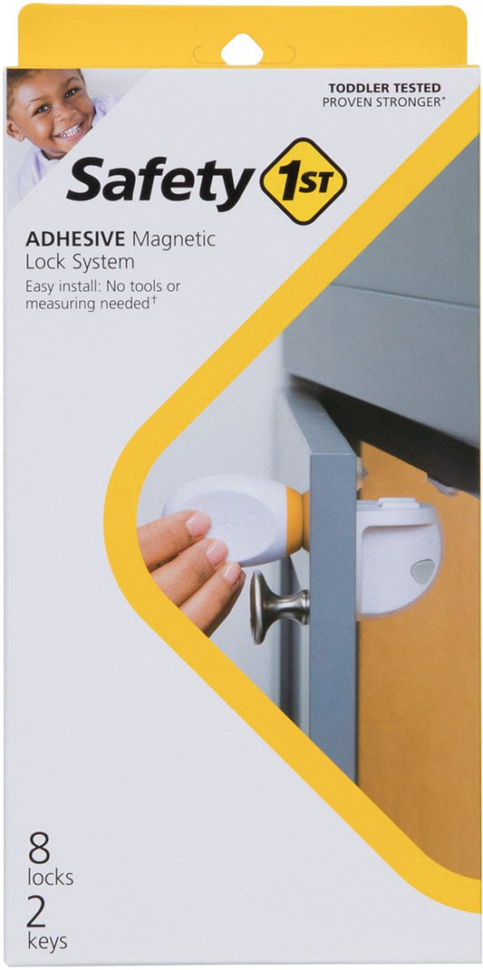 Safety 1st Adhesive Magnetic Lock System - 8 Locks and 2 Keys - hs2940601