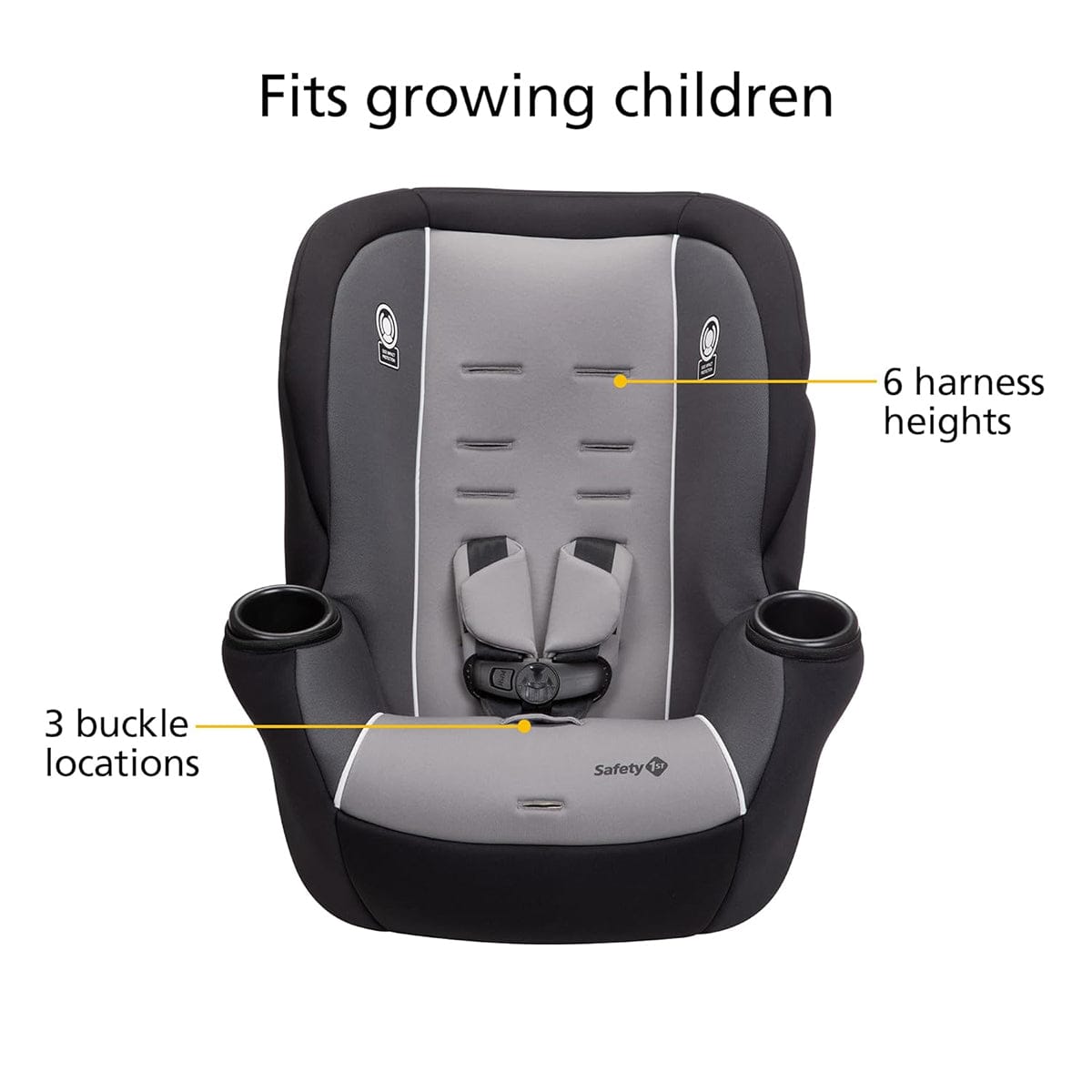 Safety 1st Getaway 2-in-1 Convertible Car Seat - Haze - CC333GCC