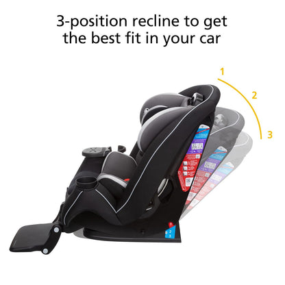 Safety 1st Grow and Go Extend 'n Ride LX All-in-One Convertible Car Seat - Mine Shaft - CC292GLA