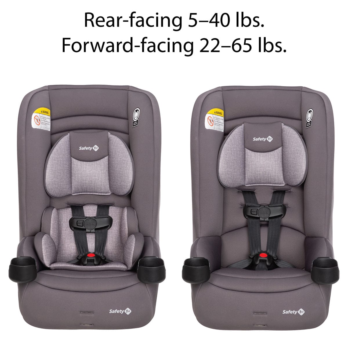 Safety 1st Jive 2-in-1 Convertible Car Seat - Black Fox - CC267FWL