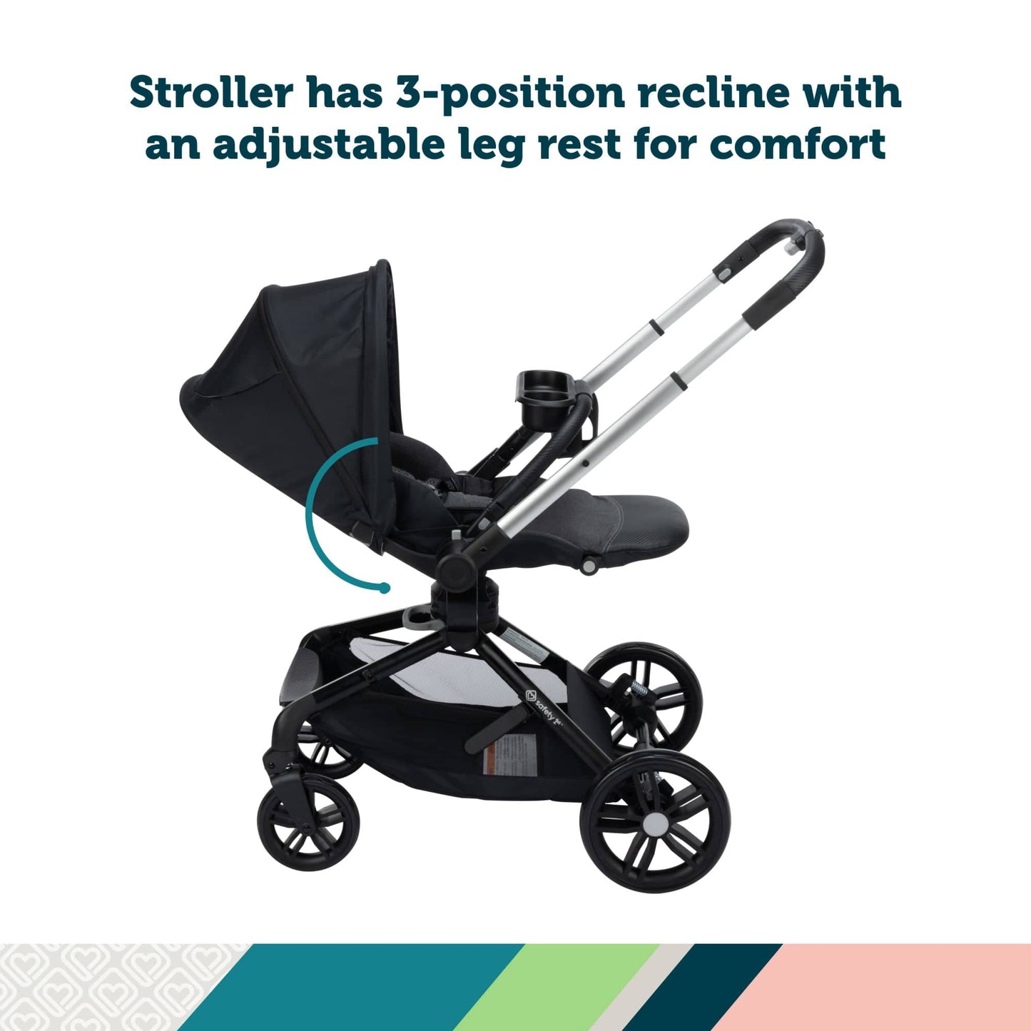 Safety 1st Turn and Go 360 Rotating Modular Travel System - Shade - TR482HRB