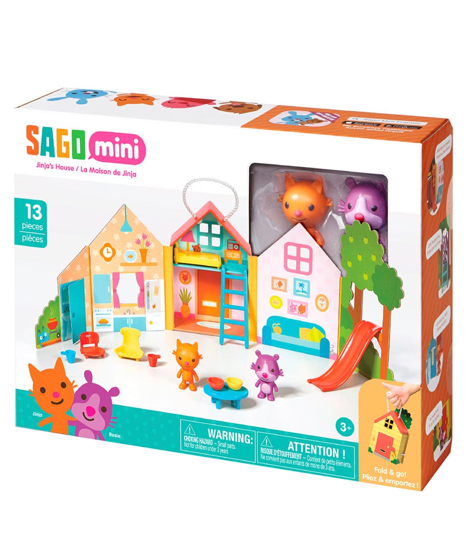 Sago Mini Portable Playset - Jinja's House - SM-TY-JINHOUSE-01