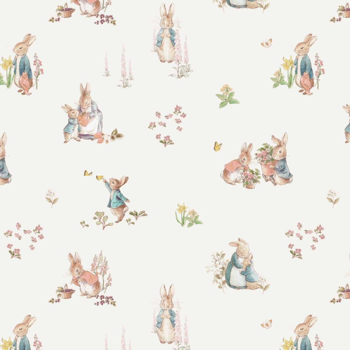 Saranoni Peter Rabbit Cotton Muslin Changing Cover - Girl - Image 4