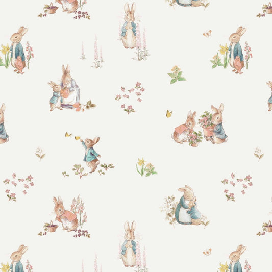 Saranoni Peter Rabbit Cotton Muslin Changing Cover - Girl - Image 4