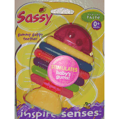 Sassy Gummy Guppy Teether