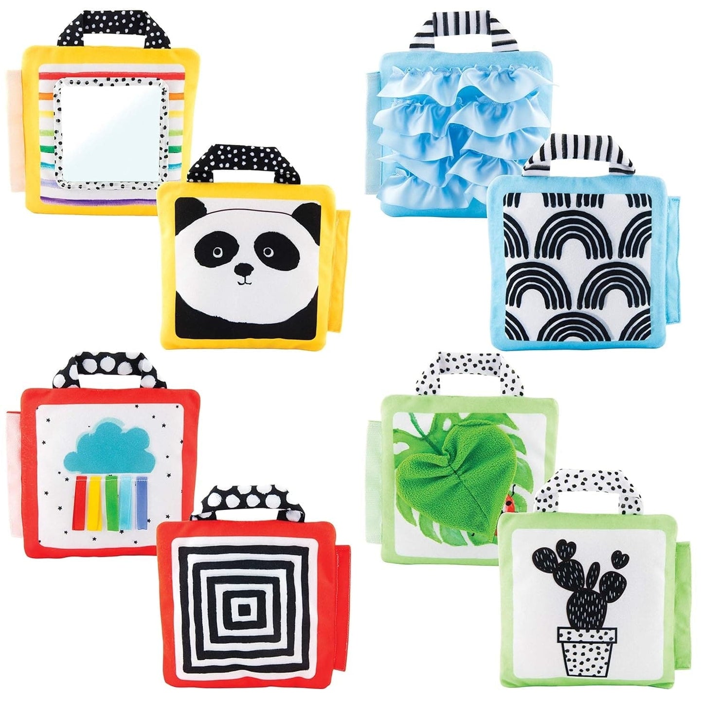 Sassy Reversible Soft Sensory Activity Panels, 4 Count - 80912FB