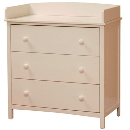 SB2 Florence 2 Piece Nursery Set in White - Crib & Simple 3 Drawer Dresser - 535-1015-WH