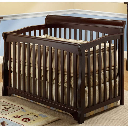SB2 Florence Crib with Toddler Rail in Espresso - 535-E