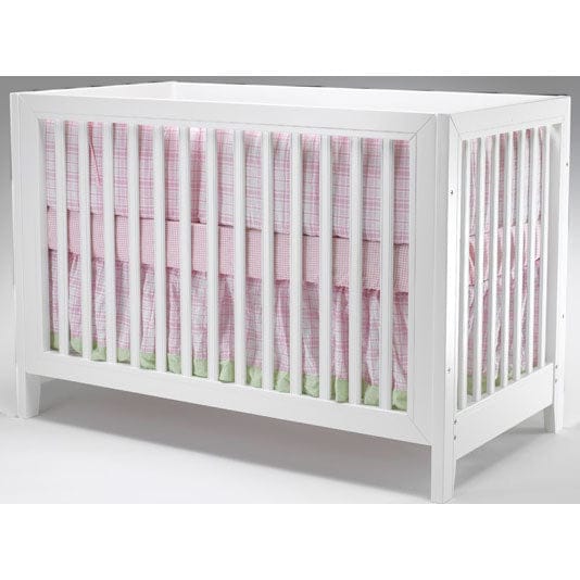SB2 Jordan 2 Piece Nursery Set in White - Crib & Simple 3 Drawer Dresser - 403-1015-WH