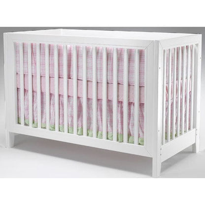 SB2 Jordan 2 Piece Nursery Set in White - Crib & Simple 3 Drawer Dresser - 403-1015-WH