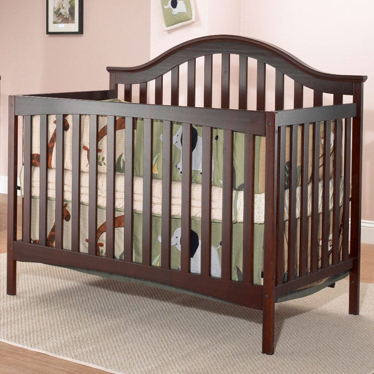 SB2 Lynn 2 Piece Nursery Set in Merlot - Crib & Princeton 3 Drawer Dresser - 425-1115-M
