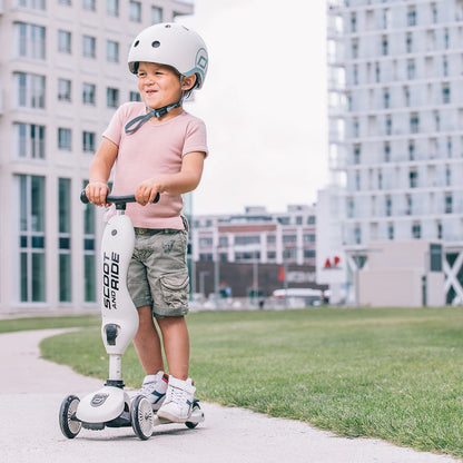 Scoot & Ride Highwaykick 1 Convertible Scooter - Ash - SRUS-HWK1-ASH