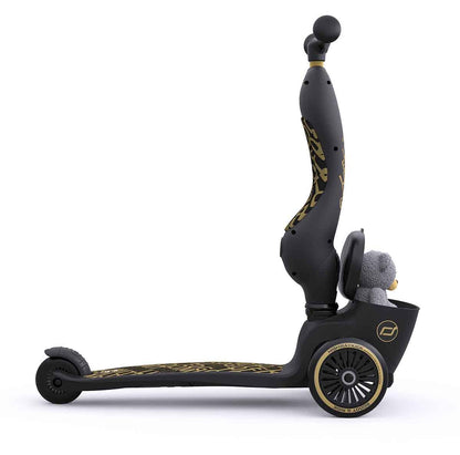 Scoot & Ride Highwaykick 1 Convertible Scooter - Black / Gold Limited Edition - SRUS-HWK1-BG