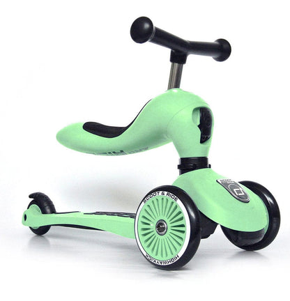Scoot & Ride HighwayKick 1 Convertible Scooter - Kiwi - SRUS-HWK1-KIWI
