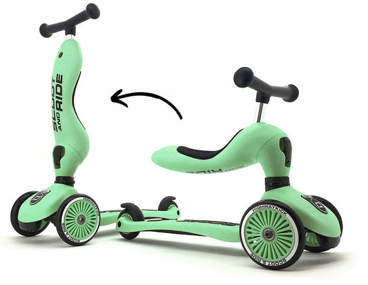 Scoot & Ride HighwayKick 1 Convertible Scooter - Kiwi - SRUS-HWK1-KIWI