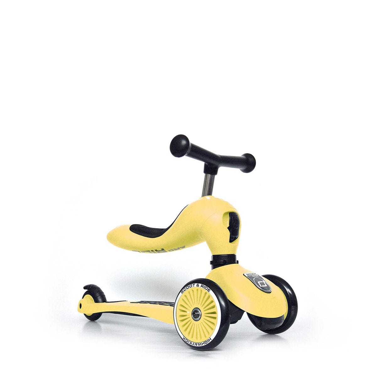 Scoot & Ride HighwayKick 1 Convertible Scooter - Lemon - SRUS-HWK1-LEMON