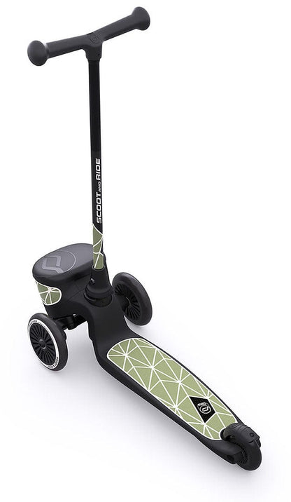 Scoot & Ride Highwaykick 2 Lifestyle Scooter - Green Lines - SRUS-HWK2-GREENLINES