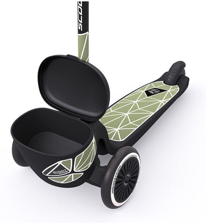 Scoot & Ride Highwaykick 2 Lifestyle Scooter - Green Lines - SRUS-HWK2-GREENLINES