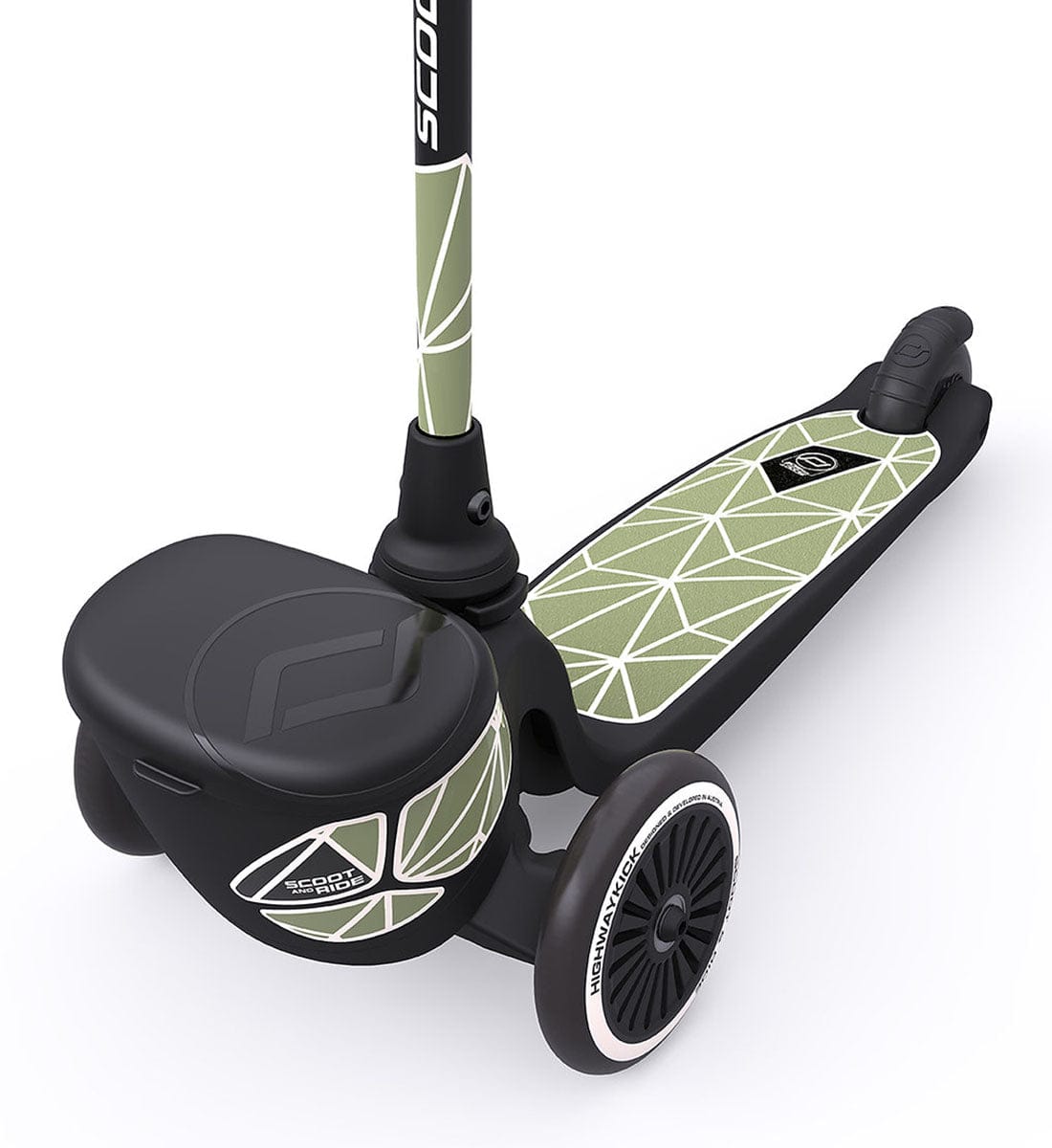 Scoot & Ride Highwaykick 2 Lifestyle Scooter - Green Lines - SRUS-HWK2-GREENLINES