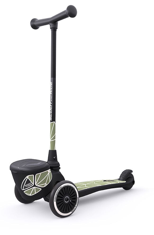 Scoot & Ride Highwaykick 2 Lifestyle Scooter - Green Lines - SRUS-HWK2-GREENLINES