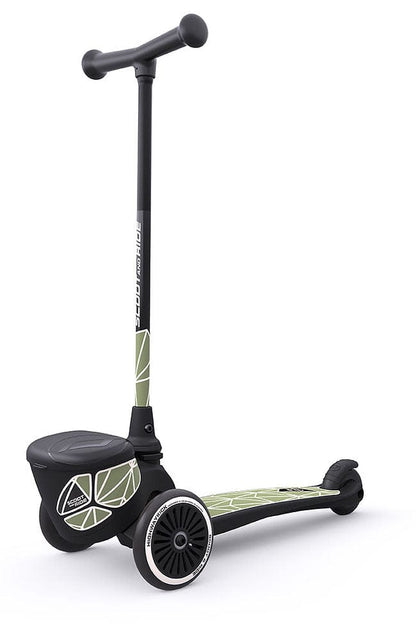 Scoot & Ride Highwaykick 2 Lifestyle Scooter - Green Lines - SRUS-HWK2-GREENLINES