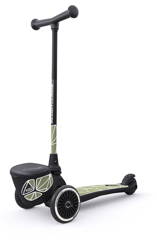Scoot & Ride Highwaykick 2 Lifestyle Scooter - Green Lines - SRUS-HWK2-GREENLINES