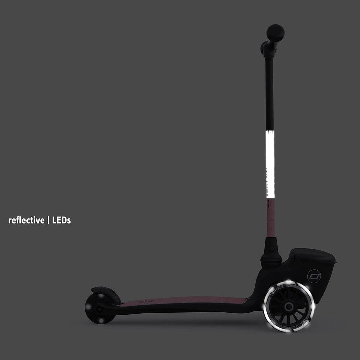 Scoot & Ride Highwaykick 2 Lifestyle Scooter - Reflective Rose - SRUS-HWK2-RROSE