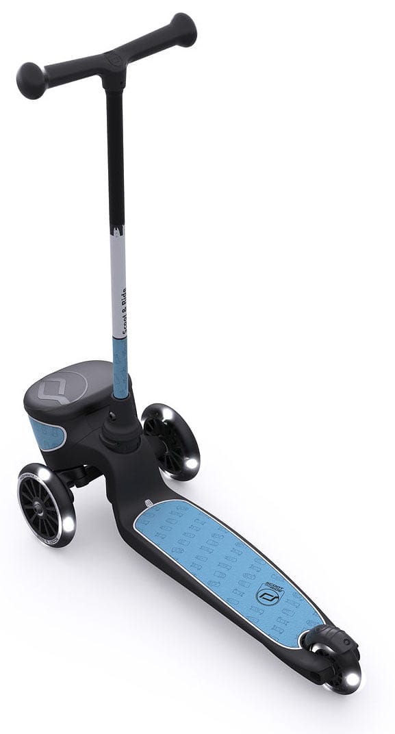 Scoot & Ride Highwaykick 2 Lifestyle Scooter - Reflective Steel - SRUS-HWK2-RSTEEL