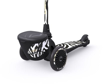 Scoot & Ride Highwaykick 2 Lifestyle Scooter - Zebra - srus-hwk2-zebra