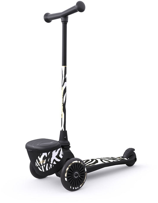 Scoot & Ride Highwaykick 2 Lifestyle Scooter - Zebra - srus-hwk2-zebra