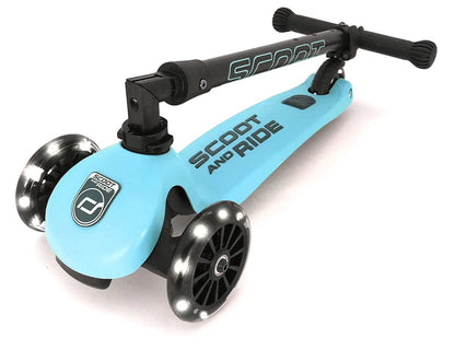 Scoot & Ride HighwayKick3 LED Scooter - Blueberry - SRUS-HWK3-BLUEBERRY