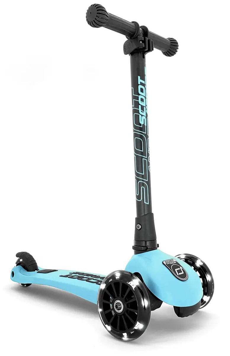 Scoot & Ride HighwayKick3 LED Scooter - Blueberry - SRUS-HWK3-BLUEBERRY