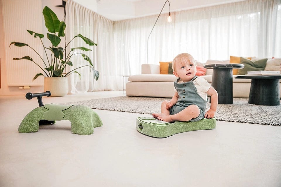 Scoot & Ride My First 3-in-1 Baby Walker & Ride-On - Olive - SRUS-MF-OLIVE