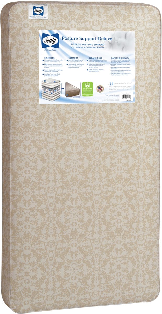 Sealy Posture Support Deluxe 2-Stage Crib Mattress - EM449-RQU