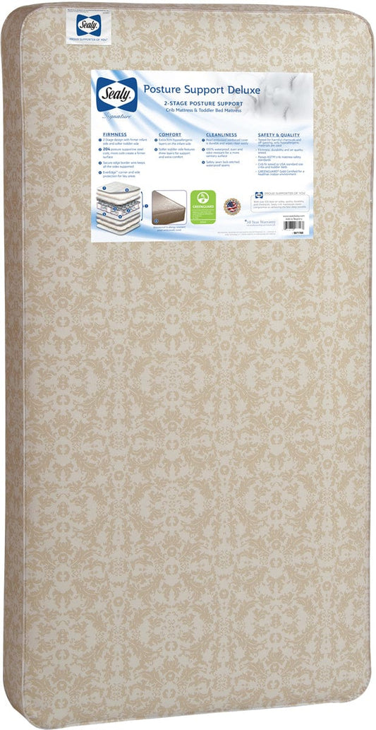 Sealy Posture Support Deluxe 2-Stage Crib Mattress - EM449-RQU