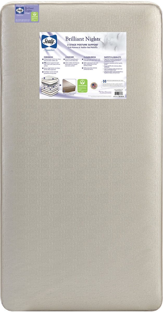 Sealy Signature Brilliant Nights 2-Stage Crib Mattress - EM442-FTN1