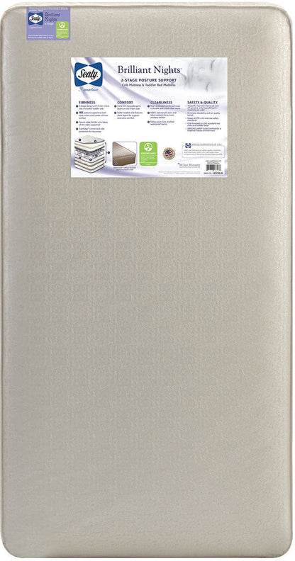 Sealy Signature Brilliant Nights 2-Stage Crib Mattress - EM442-FTN1