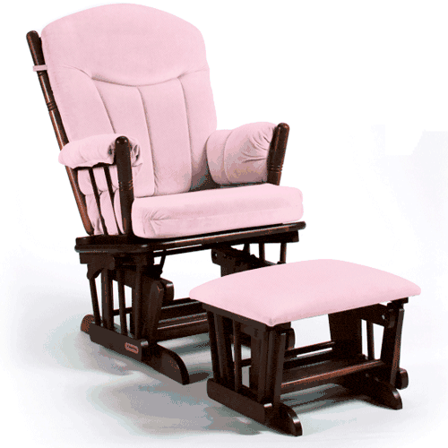 Shermag Multiposition Adjustable Glider and Ottoman Combo in Tea - 37908CB-02-1015