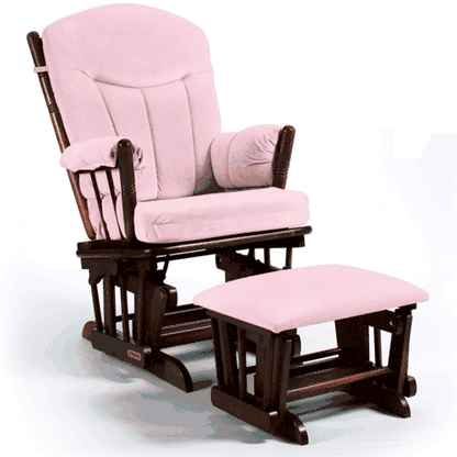 Shermag Multiposition Adjustable Glider and Ottoman Combo in Tea - 37908CB-02-1015