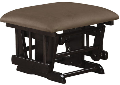 Shermag Peyton Glider & Ottoman - Dark Peat - 7085CB-02-0181