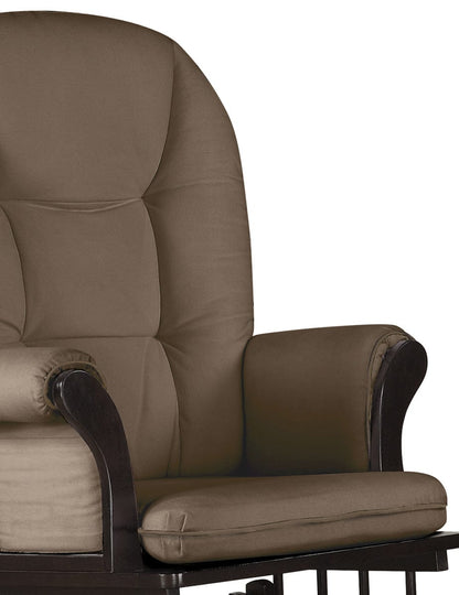 Shermag Peyton Glider & Ottoman - Dark Peat - 7085CB-02-0181