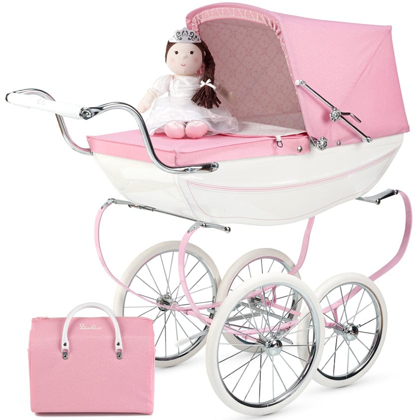 Silver Cross Princess Toy Doll Pram - Pink Sparkle (Limited Edition) - SX6003-US