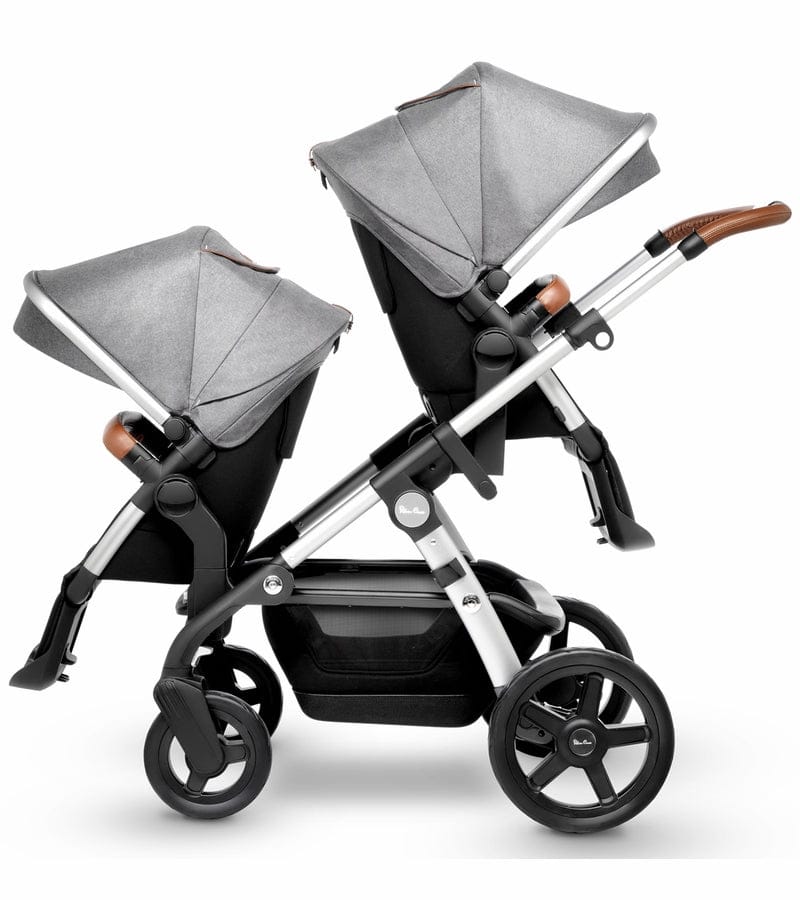 Silver Cross 2019 / 2020 Wave Double Stroller - Sable - SX2170-SBUS-DBL