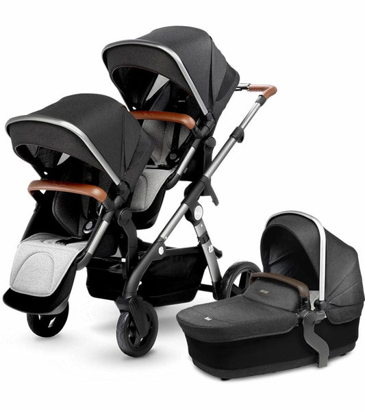 Silver Cross 2019 / 2020 Wave Double Stroller - Granite - SX2170-GRUS-DBL