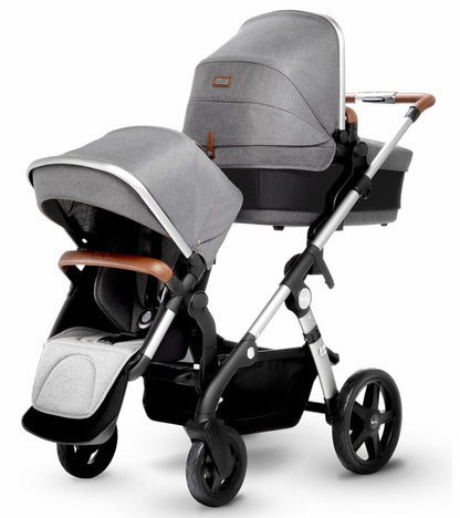 Silver Cross 2019 / 2020 Wave Twin Stroller - Sable - SX2170-SBUS-TWIN