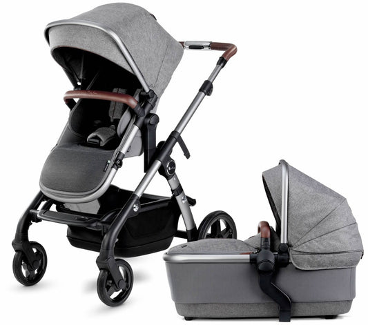 Silver Cross 2021 Wave Single-to-Double Stroller - Zinc - SX2233-ZCUS