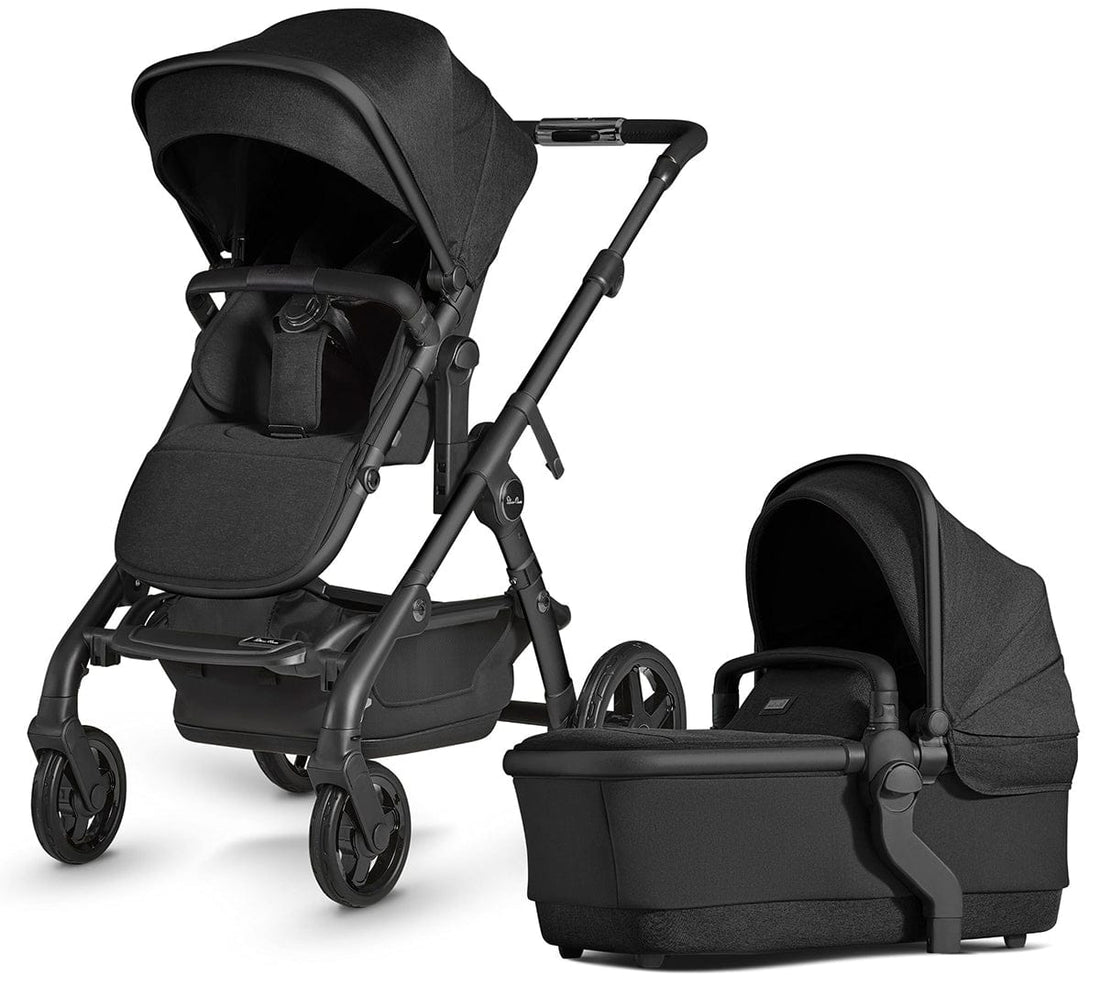 Silver Cross Wave Single-to-Double Stroller - Onyx - SX2280-OXUS